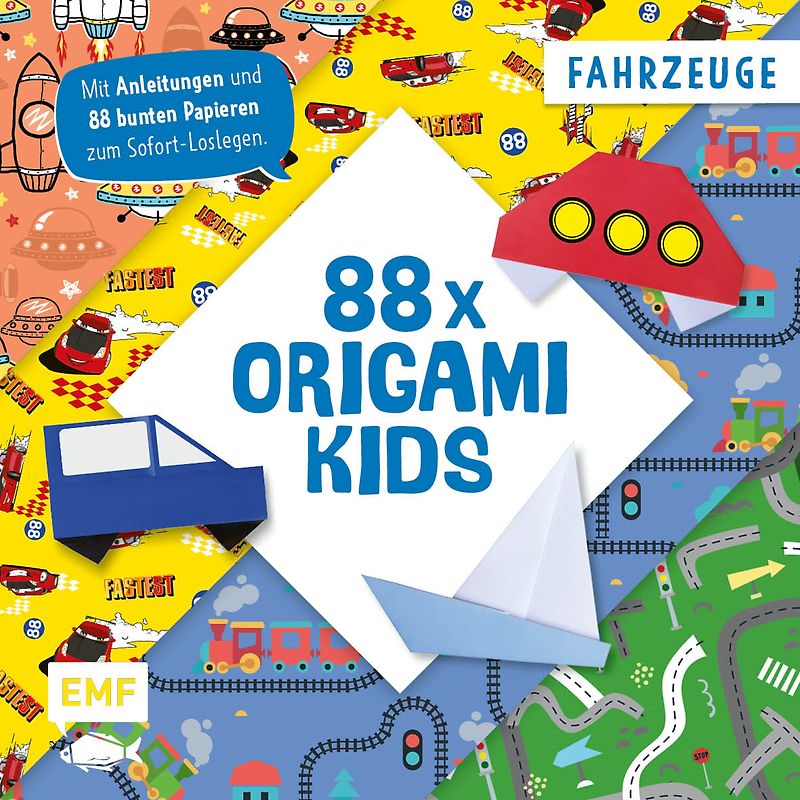 88 x Origami Kids – Fahrzeuge