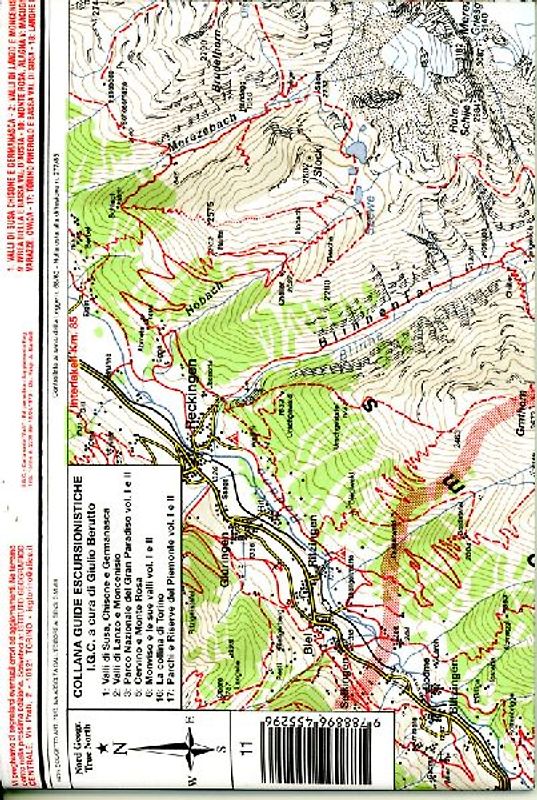 IGC Italien 1 : 50 000 Wanderkarte 11 Domodossola