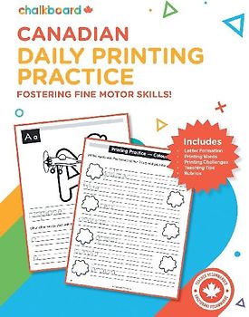 Canadian Daily Printing Practice Grades K-2