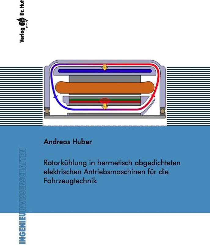Rotorkühlung in hermetisch abgedichteten elektrischen Antriebsmaschinen für die Fahrzeugtechnik