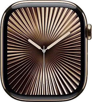 Apple Watch Series 10 42 mm Boîtier titane or [Wi-Fi + Cellulaire]