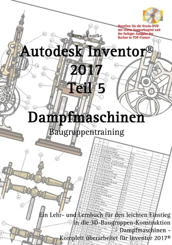 Autodesk Inventor 2017, Dampfmaschinen. Teil5