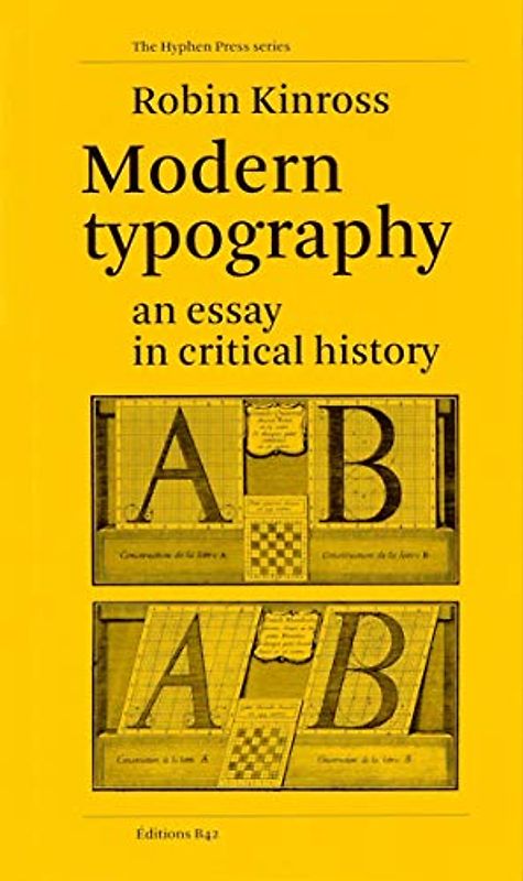 Modern Typography - An Essay In Critical History
