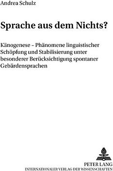 Sprache aus dem Nichts?