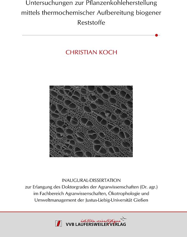 Untersuchungen zur Pflanzenkohleherstellung mittels thermochemischer Aufbereitung biogener Reststoffe