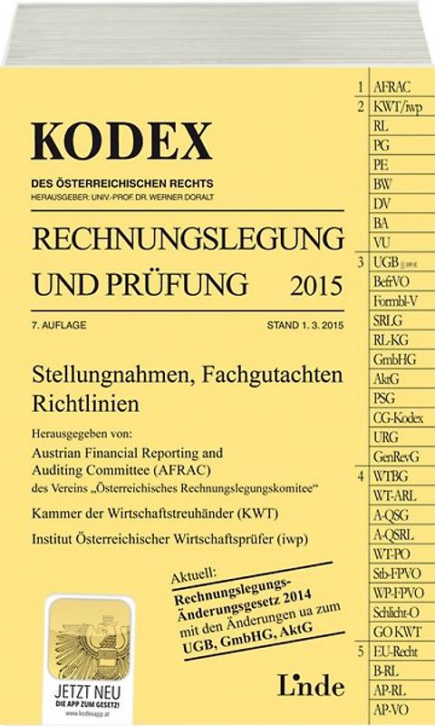 KODEX Rechnungslegung und Prüfung 2015