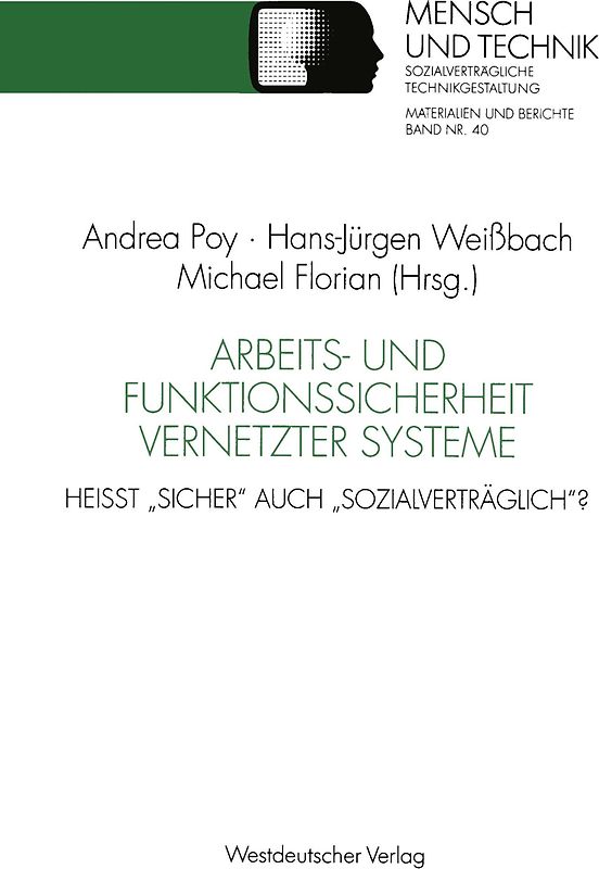 Arbeits- und Funktionssicherheit vernetzter Systeme