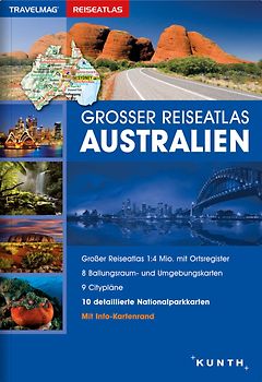 Großer Reiseatlas Australien 1:4 Mio.