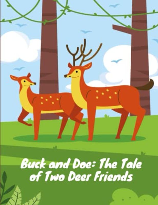 Buck and Doe - The Tale of Two Deer Friends: Short Stories for kids about animal I Children's book about cute animal friends I Children's book about friendship