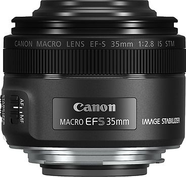 Canon EF-S 35 mm F2.8 IS STM Macro 49 mm Filtergewinde (Canon EF-S Anschluss) schwarz
