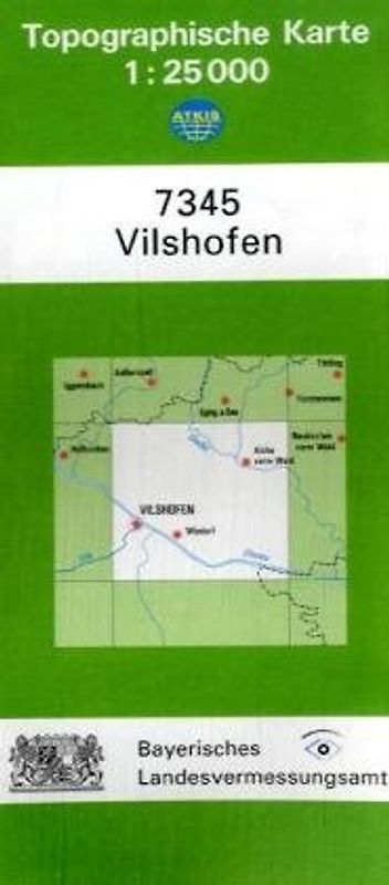 TK25 7345 Vilshofen