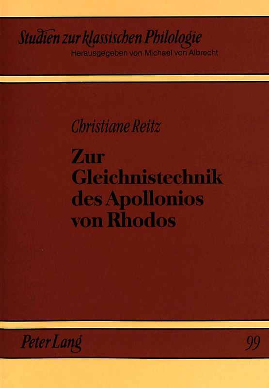 Zur Gleichnistechnik des Apollonios von Rhodos