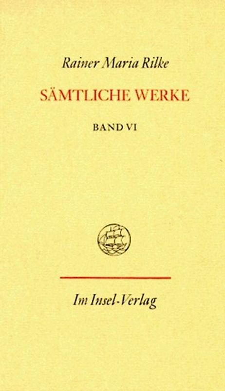 Sämtliche Werke / Malte Laurids Brigge