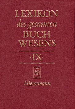 Lexikon des gesamten Buchwesens
