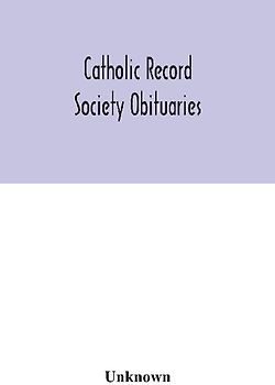 Catholic Record Society Obituaries