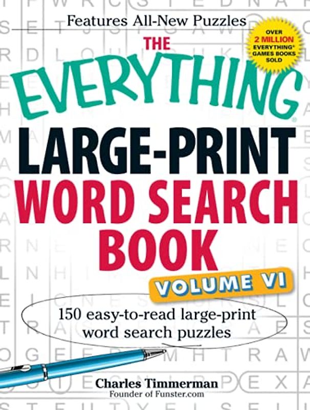 The Everything Large-Print Word Search Book, Volume VI