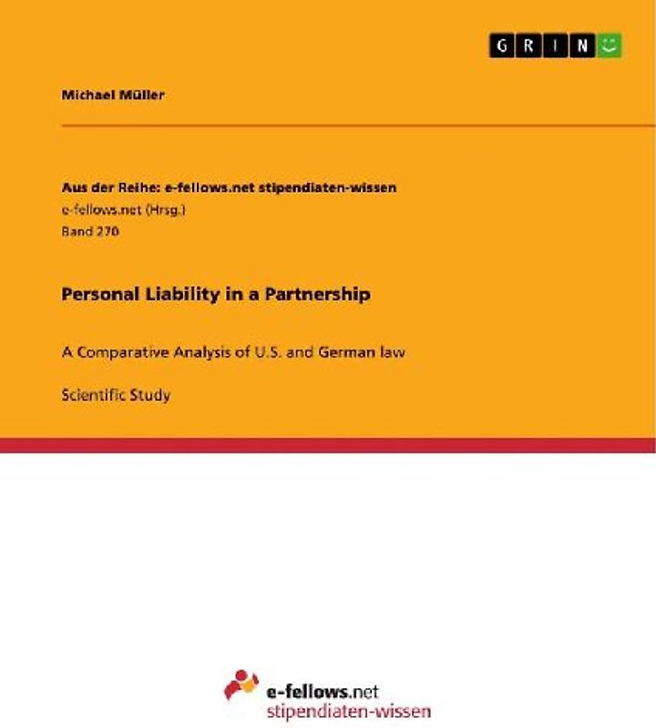 Personal Liability in a Partnership