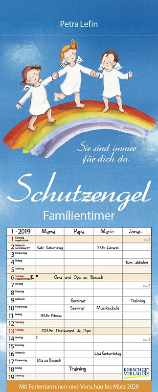 Familientimer Schutzengel 238019 2019