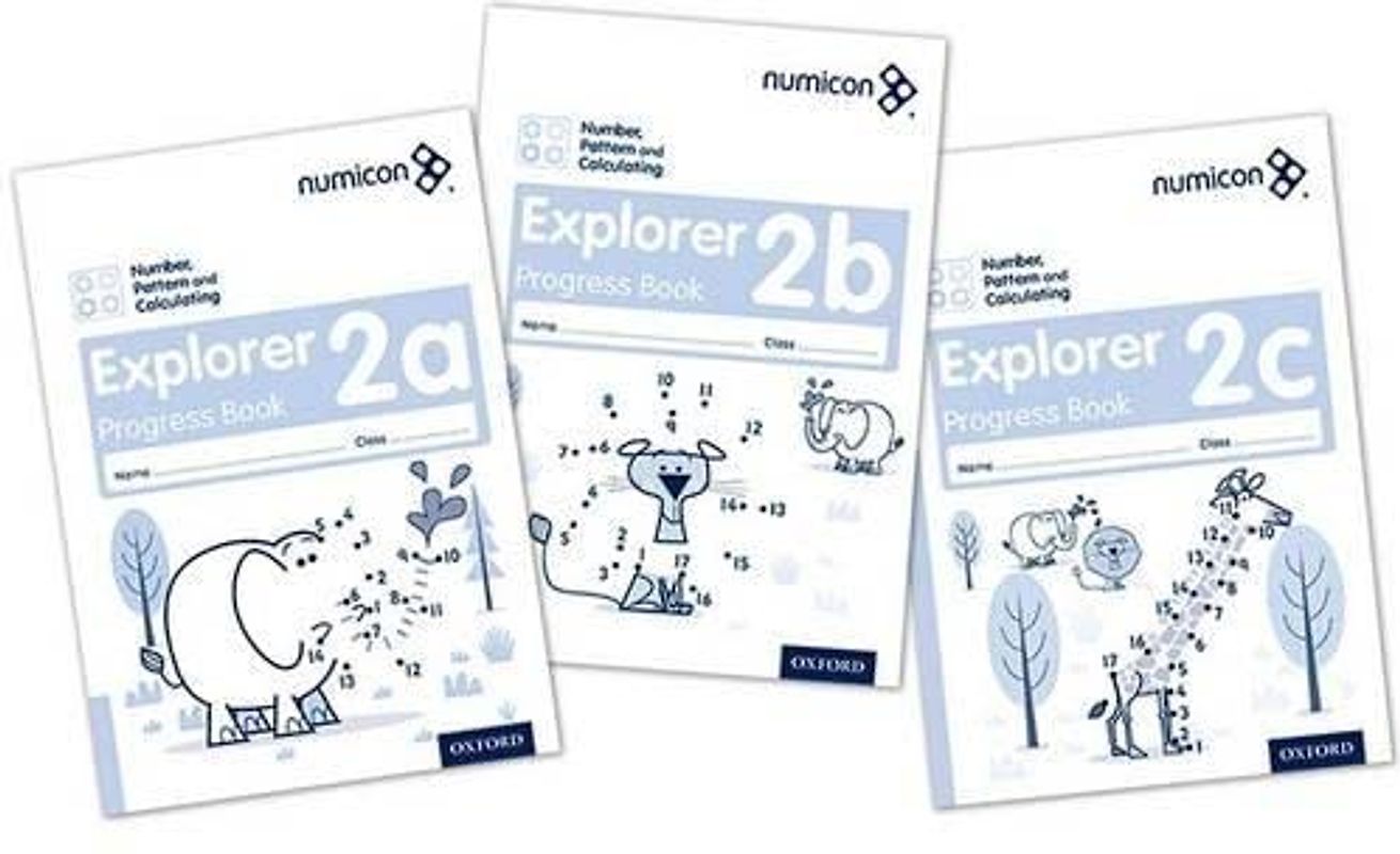 Numicon: Number, Pattern and Calculating 2 Explorer Progress Books ABC (Mixed pack)