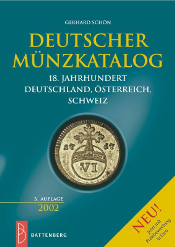 Deutscher Münzkatalog 18. Jahrhundert Deutschland, Österreich, Schweiz