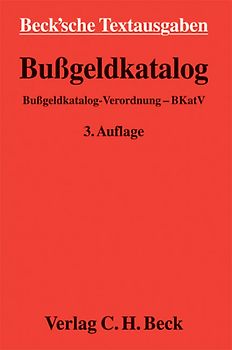 Bußgeldkatalog