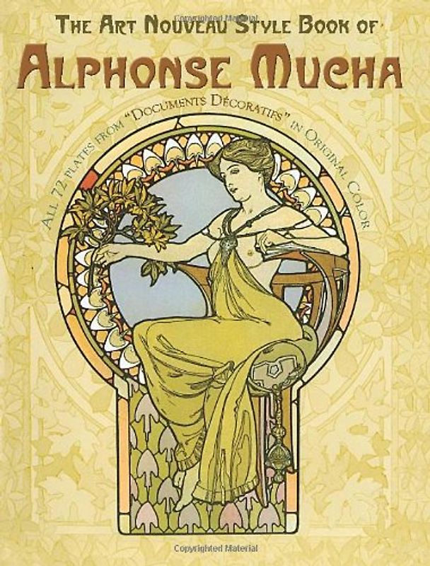 The Art Nouveau Style Book of Alphonse Mucha (Dover Fine Art, History of Art) - Mucha, Alphonse