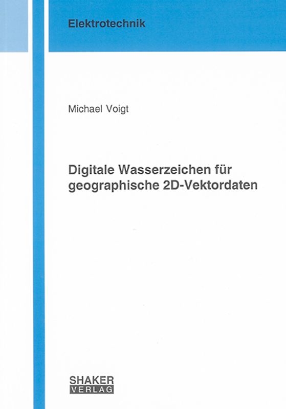 Digitale Wasserzeichen für geographische 2D-Vektordaten