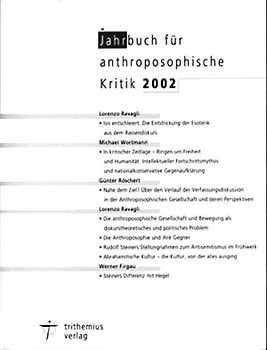 Jahrbuch für Anthroposophische Kritik 2002