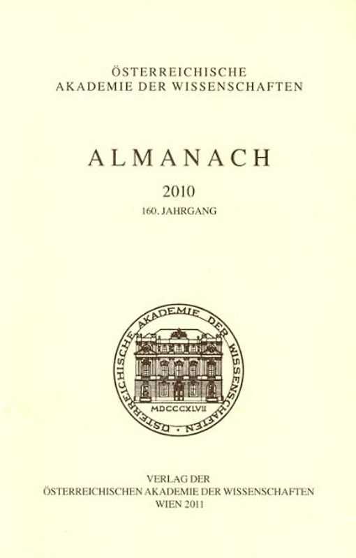 Almanach der Akademie der Wissenschaften / Almanach 2010/160.Jahrgang