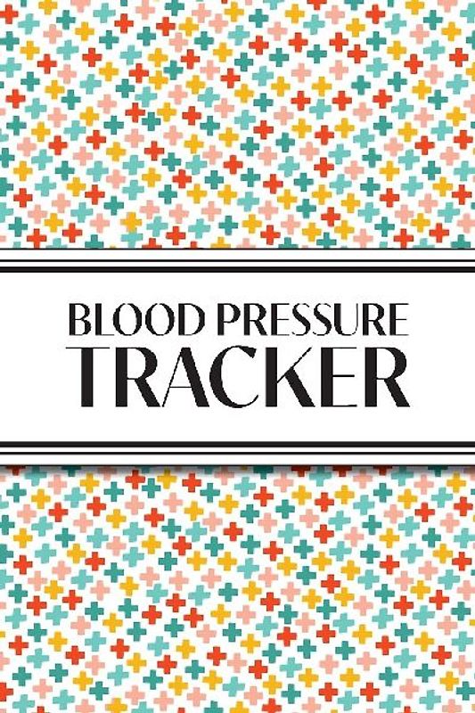 1-Year Blood Pressure Tracker (Multi-Color Health Crosses)
