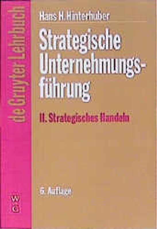 Strategische Unternehmungsführung
