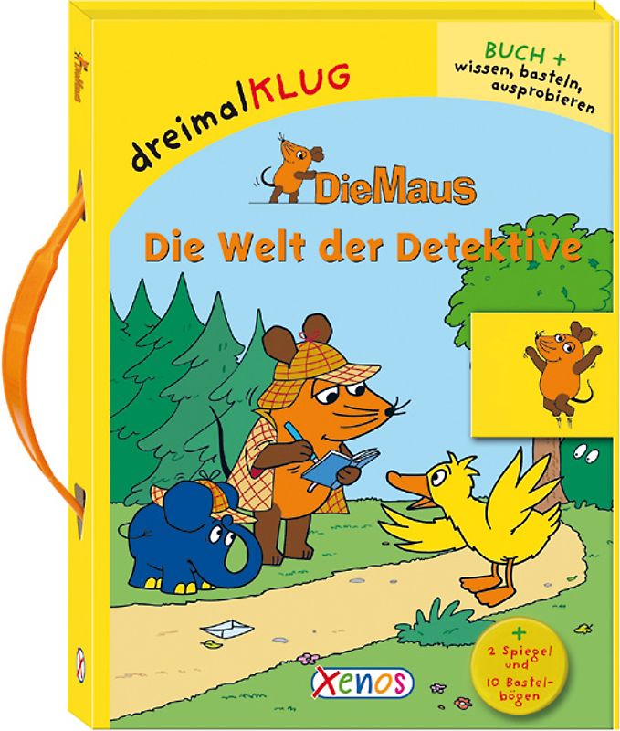 Die Maus - Die Welt der Detektive. dreimalKLUG-Bastelbox