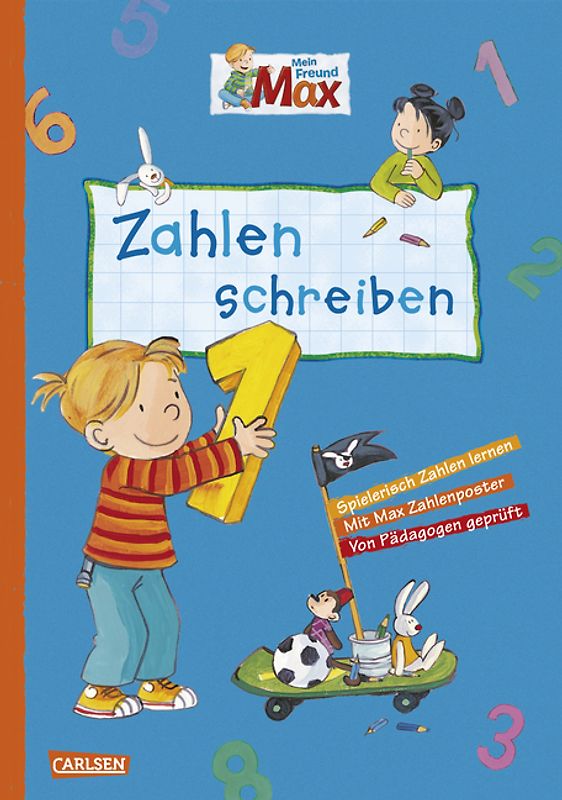 Max Blaue Reihe: Mein Freund Max - Zahlen schreiben