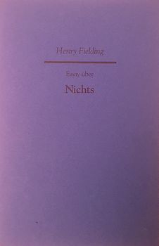 Essay über Nichts