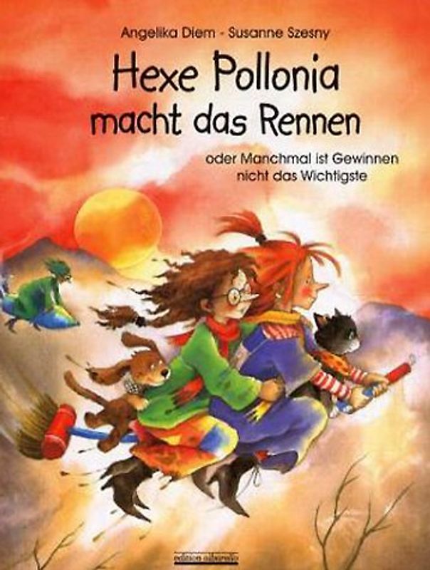 Hexe Pollonia macht das Rennen