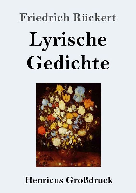 Lyrische Gedichte (Großdruck)