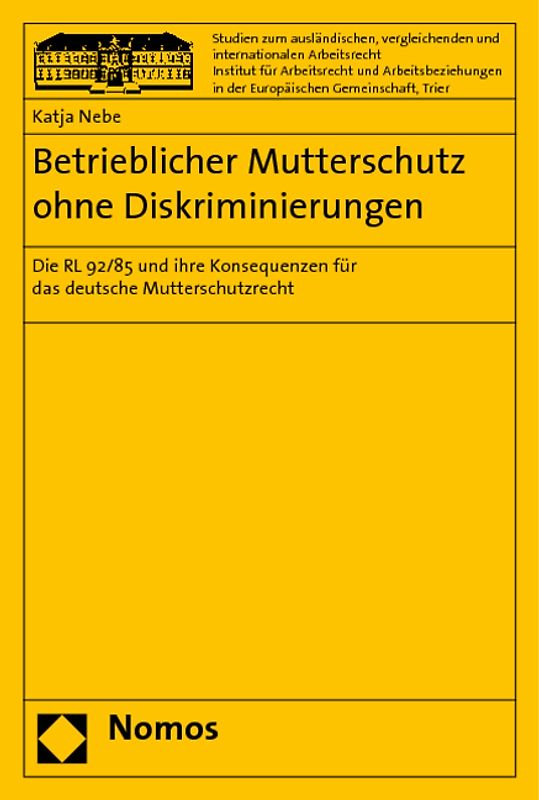 Betrieblicher Mutterschutz ohne Diskriminierungen
