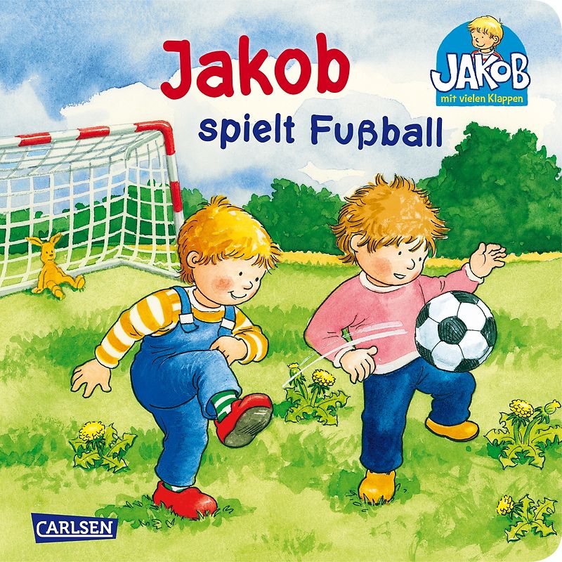 Jakob spielt Fußball
