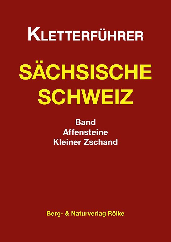 Kletterführer Affensteine