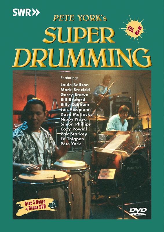 Pete York's Super Drumming Vol. 3 [2 DVDs]