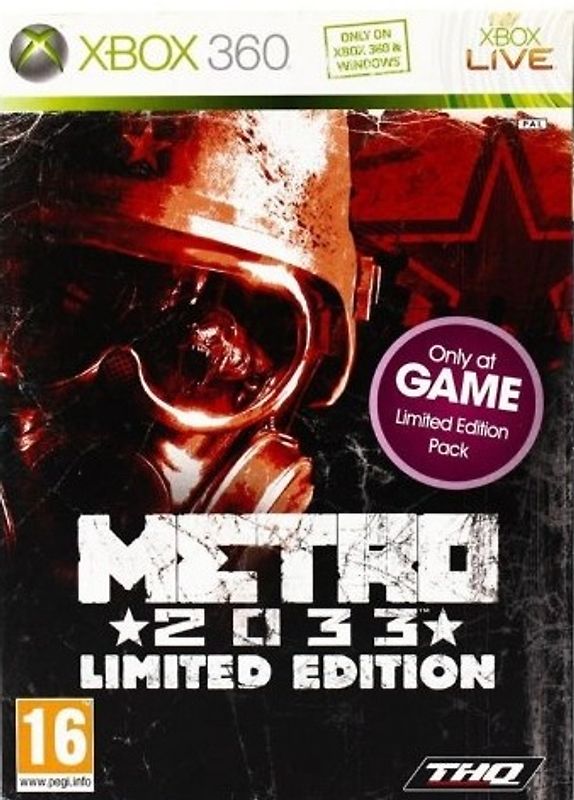 Metro 2033 [Limited Edition, Internationale Version] Xbox 360