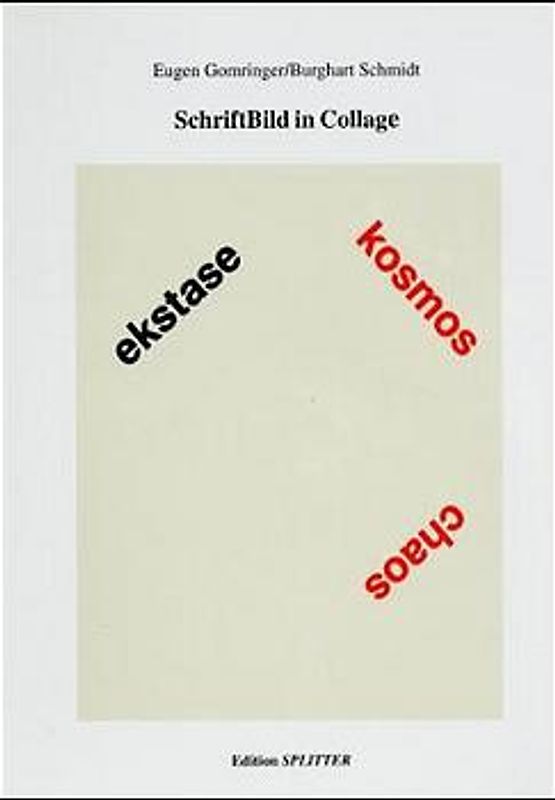 Schriftbild in Collage