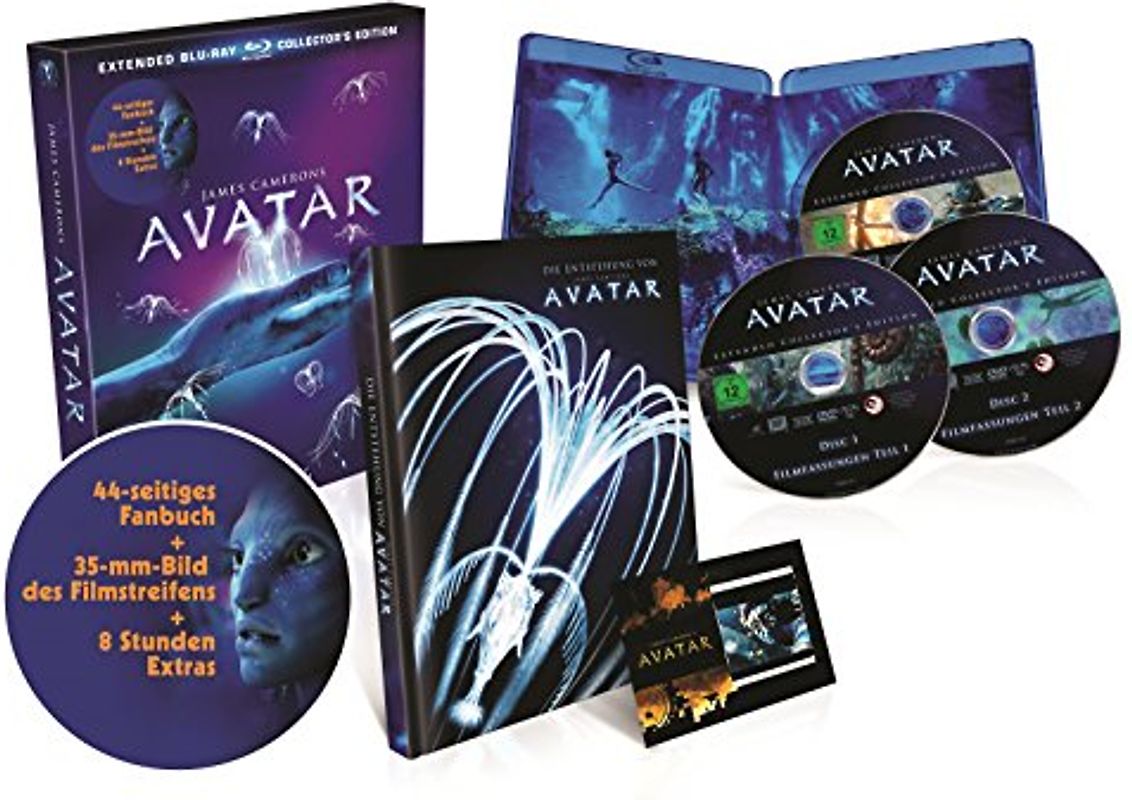 Avatar [Extended Collector's Edition, 3 Blu-Rays] Blu-ray Disc