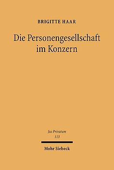 Die Personengesellschaft im Konzern