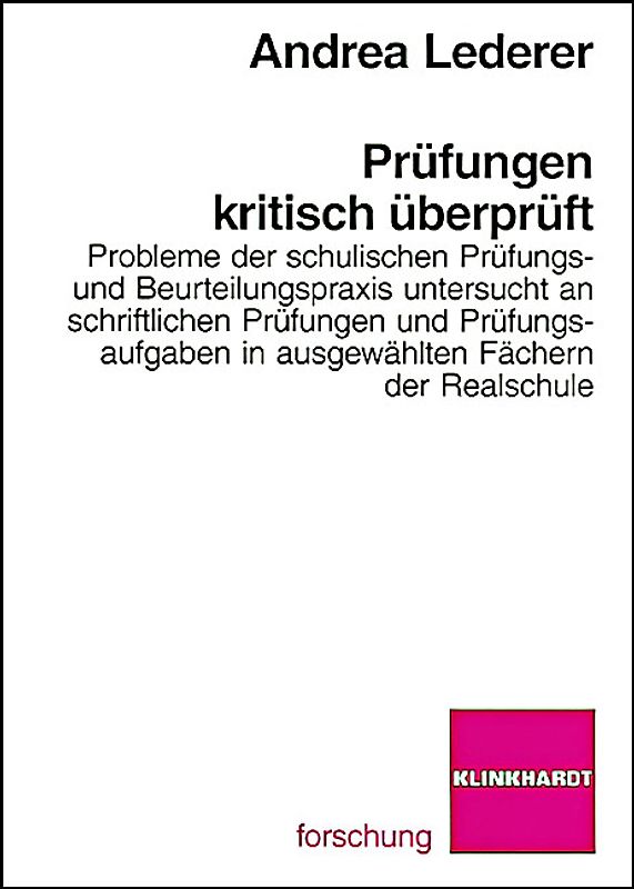 Prüfungen kritisch überprüft