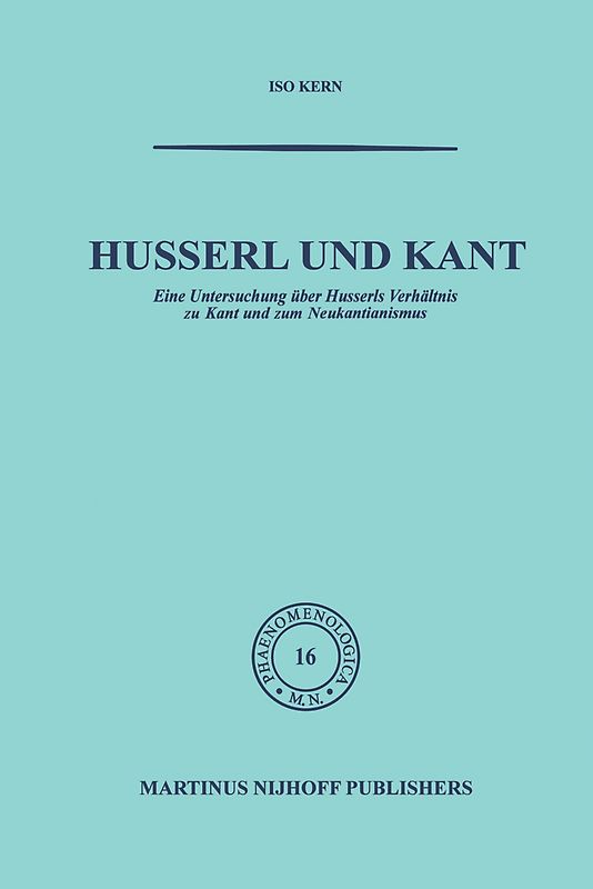 Husserl und Kant