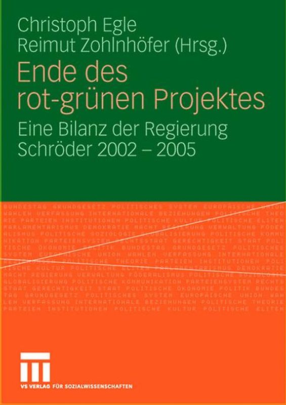 Ende des rot-grünen Projekts
