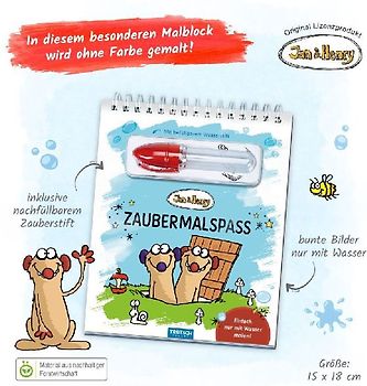 Trötsch Jan & Henry Zaubermalspaß mit Wasserstift