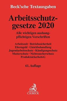 Arbeitsschutzgesetze 2020