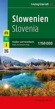 Slowenien, Straßen- und Freizeitkarte 1:150.000, freytag & berndt